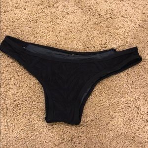 Rip curl bikini bottoms size XXS black Lace cheeky